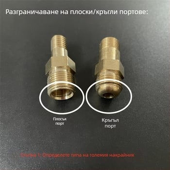 Бронзова дюза за газов котлон – комплект за модификация на газов източник, регулатор на въздуха и дюза за пръскане