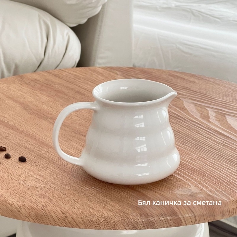 Керамична каничка за ръчно капково кафе, 450 ml, за домашна приготвка – Mocha Cloud