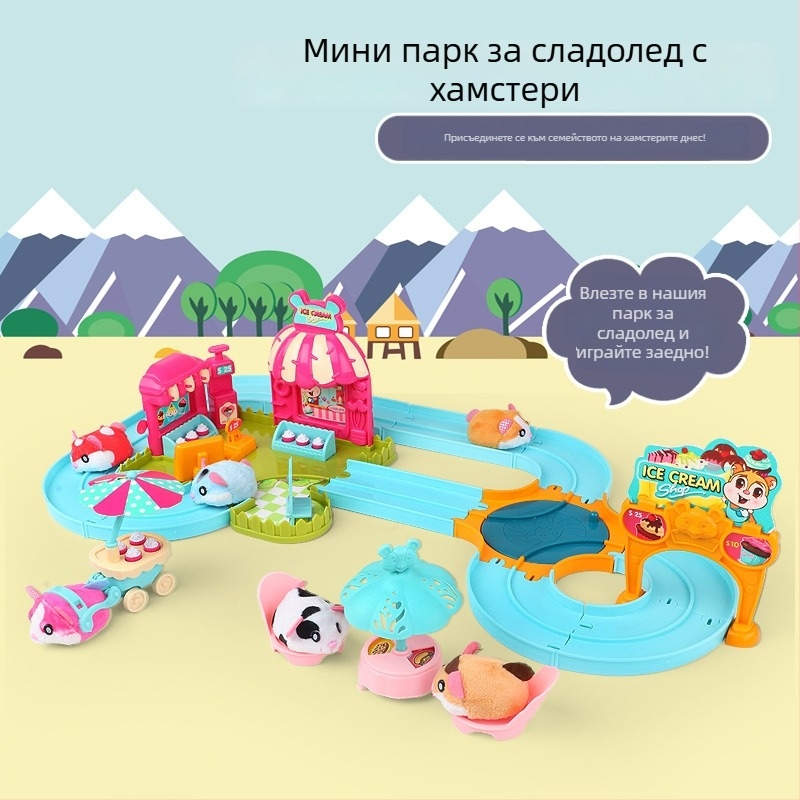 Детска играчка: хамстер къща за момичета, интерактивна развиваща игра за деца на възраст 2–4 години, DIY