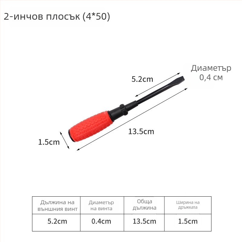 Изолирани магнитни мини отверти с кръстова и плоска глава, комплект отвертки