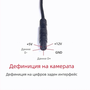 Задна издърпваща камера за регистратор, модели с 4 отвора и 5 отвори
