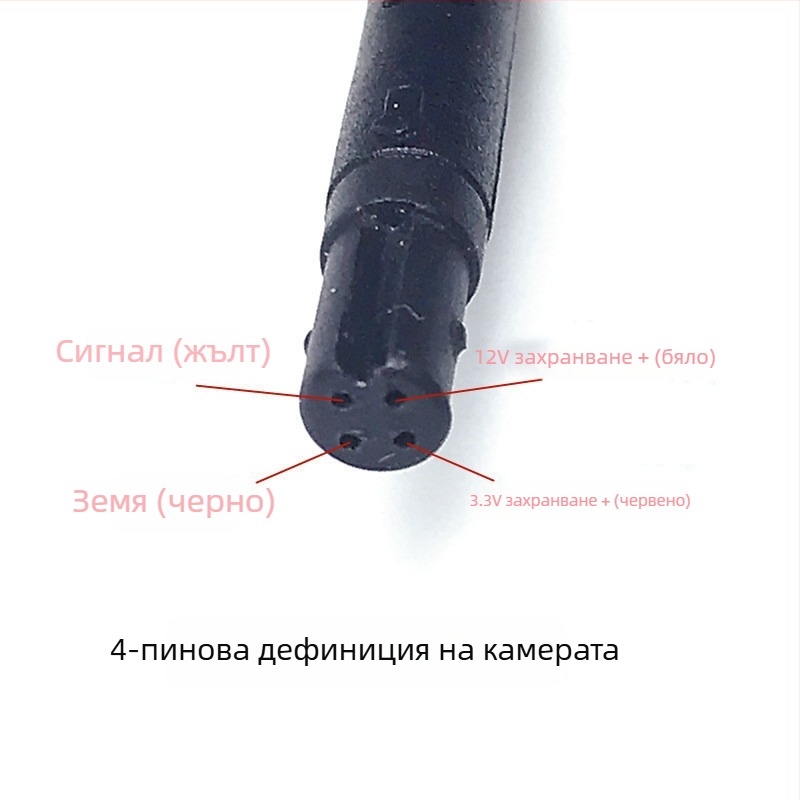 Задна издърпваща камера за регистратор, модели с 4 отвора и 5 отвори
