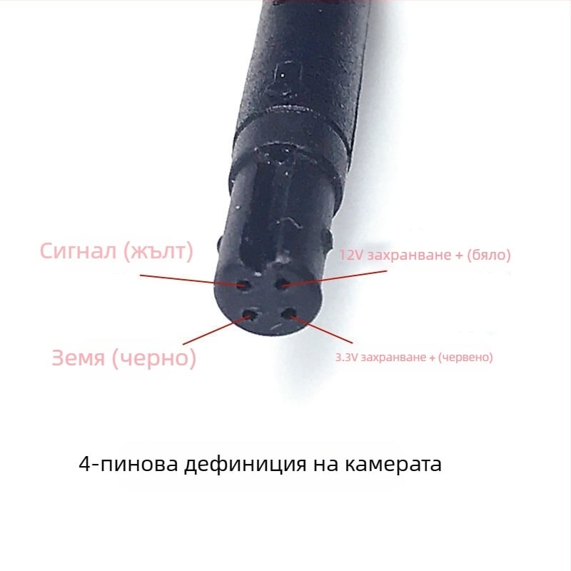 Задна издърпваща камера за регистратор, модели с 4 отвора и 5 отвори