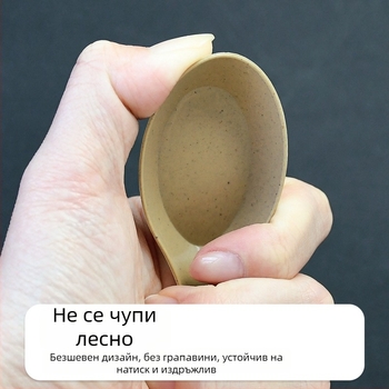Еднократна дебела лъжичка в китайски стил за вземане на храна, екологично чисти хотелски прибори за хранене, пластмаса за хранителни цели