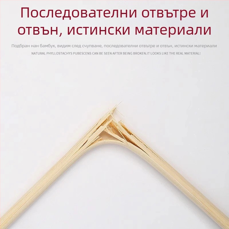Еднократни бамбукови клечки за хранене – кръгли, удебелени, удобни и хигиенични за доставка, за дома и за бизнес употреба