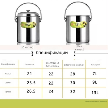 Неръждаема стомана: комплект кофи за чай, дренаж и събиране на вода, кофа за чайни отпадъци и кош за боклук – аксесоари за кунг-фу чай