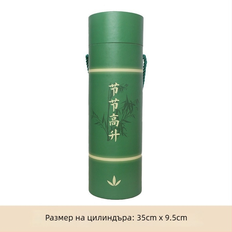 Чук за здраве с бамбукови листа и билков mugwort – масажер за меридиани със сатенено покритие