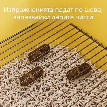 Кучешка тоалетна в стил вана с метална мрежа, против избягване, лесна за почистване, за малки до големи кучета