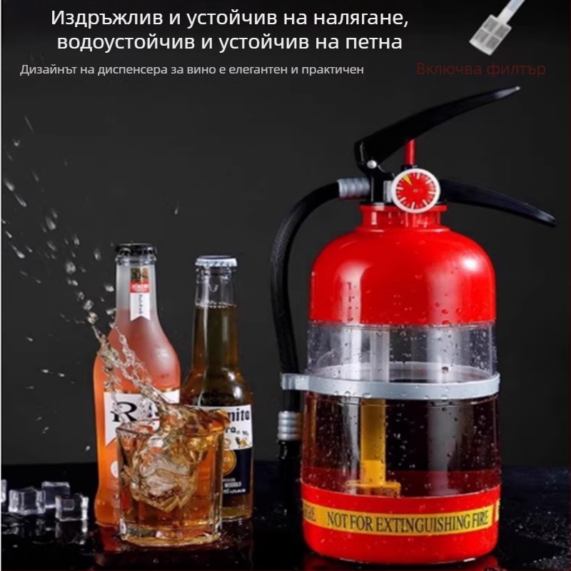 Диспенсер за бира в ретро стил и ръчна помпа