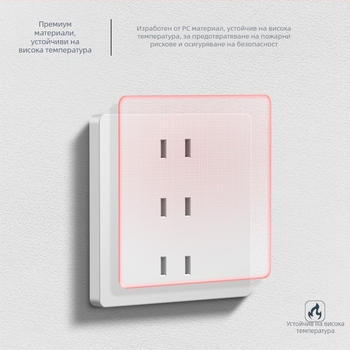 Стенно монтиран панел за контакти тип 86, скрит монтаж, 2/4/6 гнезда