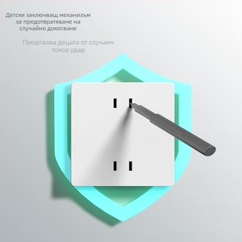 Стенно монтиран панел за контакти тип 86, скрит монтаж, 2/4/6 гнезда
