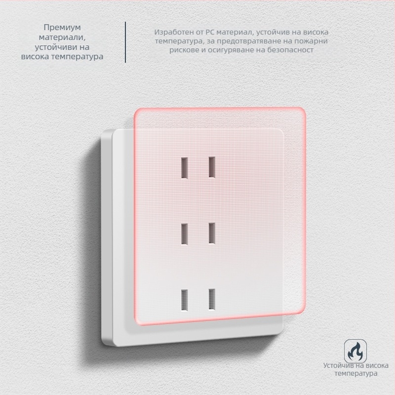 Стенно монтиран панел за контакти тип 86, скрит монтаж, 2/4/6 гнезда