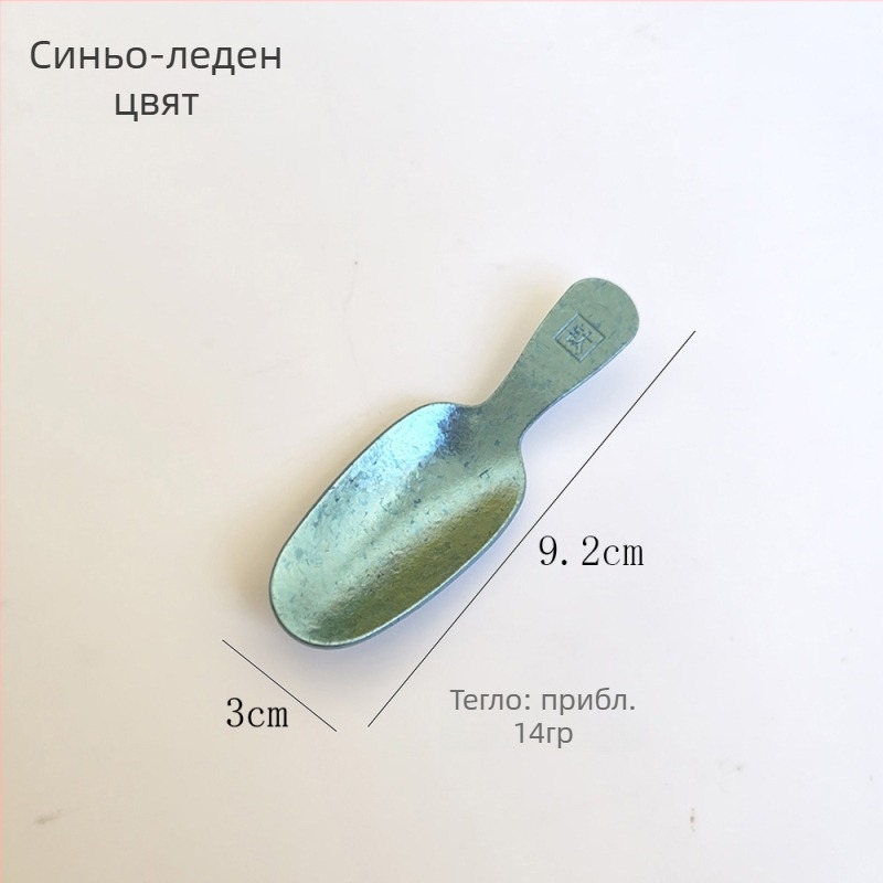 Чиста титаниева кристална чаена лъжичка и лъжичка за чай – за чайни листа, мляко на прах и кафе, аксесоари за чайна сервировка