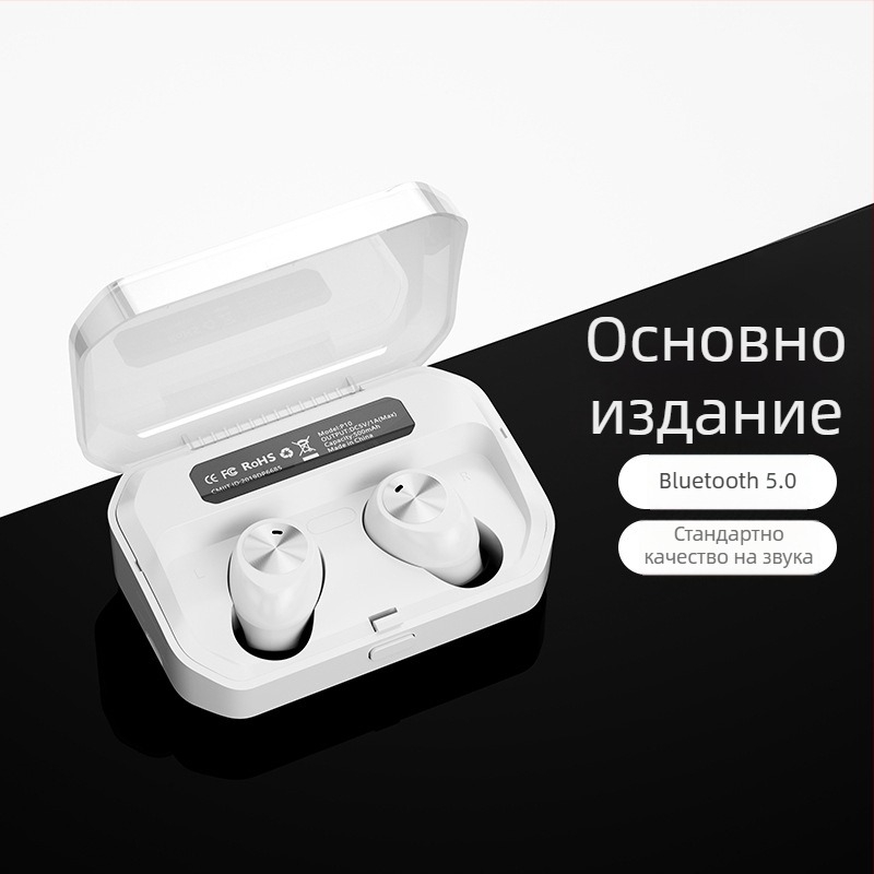 Истински безжични Bluetooth слушалки за спорт с шумопотискане, в ушите, дълъг живот на батерията, модел 2025