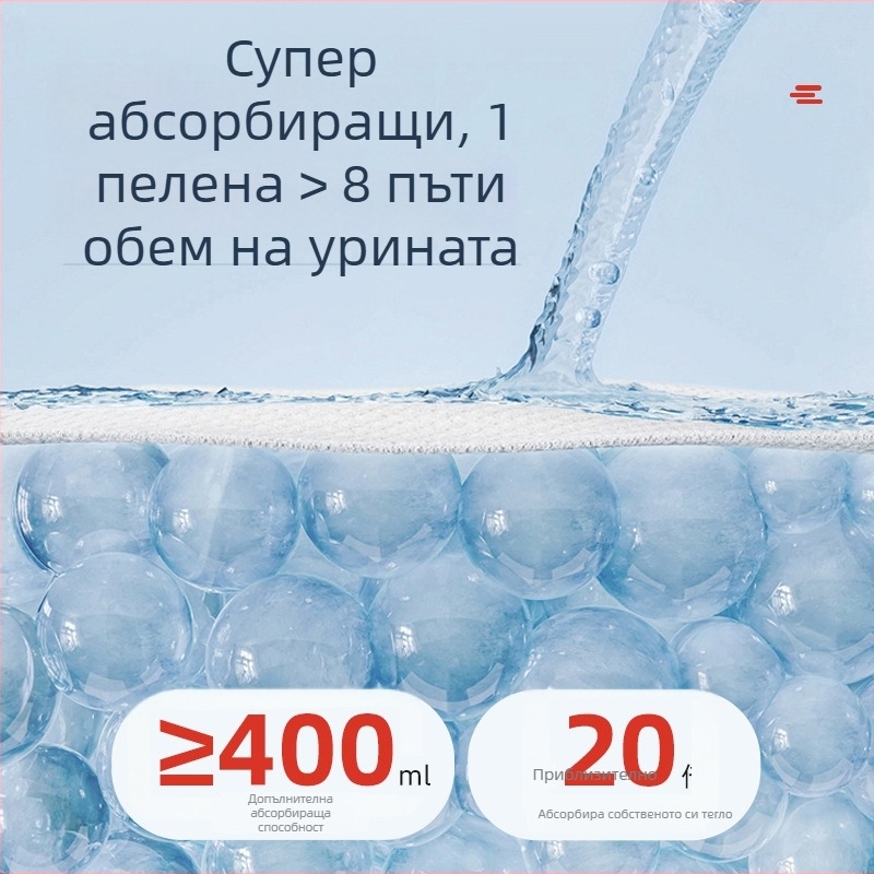 Пелени за кучета за мъжки и женски, хигиенни пелени за домашни любимци, пелени за малък пудел, подходящи и за големи породи като златен ретривър