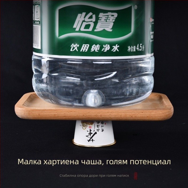 Еднократна чаша за кунг-фу чай и чаша за сладолед от хартия със златно фолио, изключително дебела, малък обем под 100 ml, за дома и гостоприемство