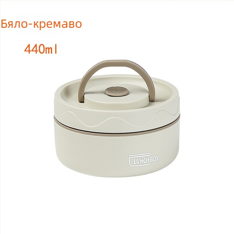 Кутия за обяд от 304 неръждаема стомана с изолация, голям капацитет, японски стил