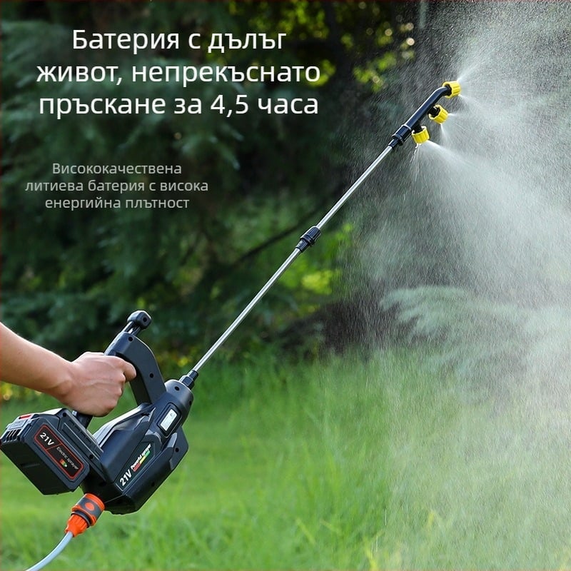 Електрическа пръскачка с високо налягане за пръскане на пестициди и дезинфекция, селскостопанска и домашна употреба, сменяема литиева батерия, съвместим с Makita щепсел, универсално зареждане