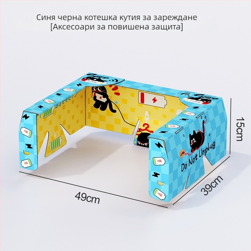 Еднократна котешка тоалетна кутия, портативна, подреждаща се, водоустойчива, голям размер, за пътуване и автомобил