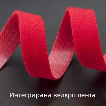 Самозалепваща се двойно-странична велкро лента за кабели, оптични и данни кабели