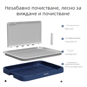 Автоматично кучешко тоалетно гърне за големи, средни, малки и екстра големи кучета