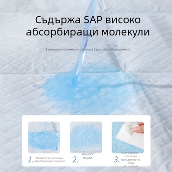 Еднократни удебелени пелени за кучета и подложка за урина с дезодориращ ефект и висока абсорбция