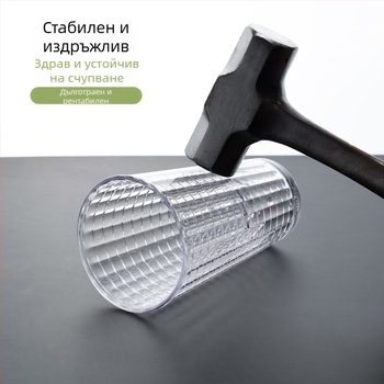 Чаша от PC с хранителен клас, модерен японски стил в клетъчен дизайн, подходяща за кафе, сок и млечен чай