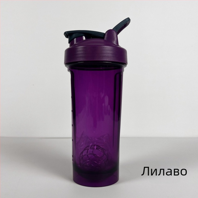 600 ml PC Tritan шейкър за протеин, пластмасова чаша за спорт и открито, преносим