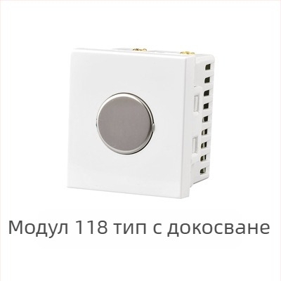 118‑тип модулен стенен скрит панел за превключватели с 1–4 позиции и гнезда за домашна употреба
