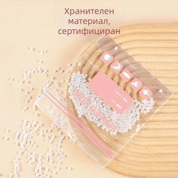 Хранителни торбички със запечатване, кухненски самозатварящи се торби за съхранение и свежест, пластмасови торби за замразяване
