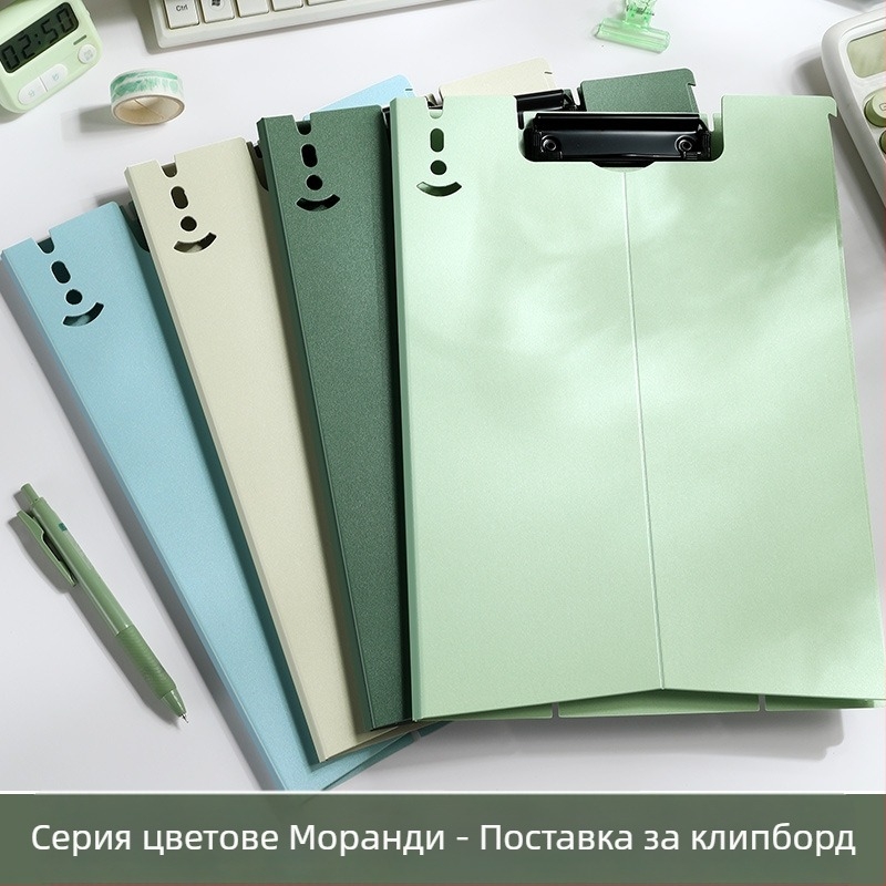 A4 вертикална папка за документи със клип, дъска за писане и водоустойчиво покритие, за срещи и изпити