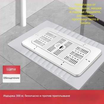 ABS капак за клектоалетна с уплътнение против миризма, универсален аксесоар за баня