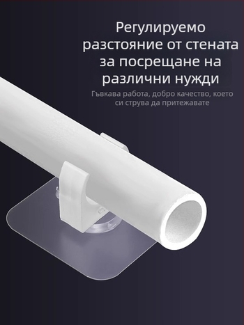Безпробивен държач за тръби PPR, U-образен клип за тръбопроводи, монтаж на стена без пробиване