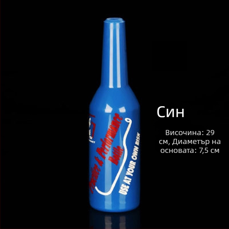Цветна декоративна бутилка за барманско обучение – пластмасова бутилка за тренировка и хвърляне за барови представления