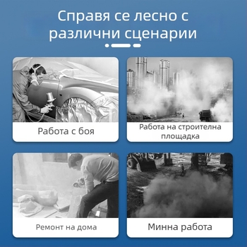 7502 силиконова полумаска за газове — защита от прах и токсични среди; подходяща за боядисване, декорация, химически работи и заваряване.