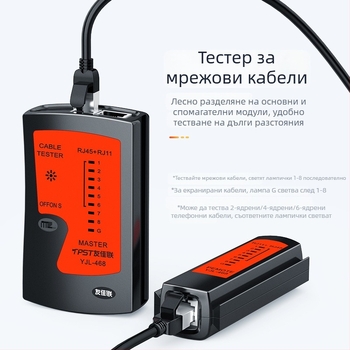 Клещи за кримпване RJ45 конектори за мрежови кабели — домашно използване и професионална серия Cat5e/Cat6/Cat7