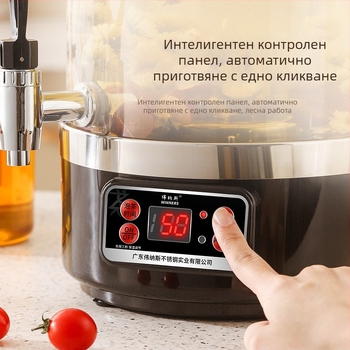 Автоматичен съд за варене на чай с голям капацитет за професионална употреба, бюфетова печка и съд за лечебни чайове