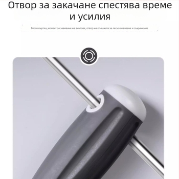 13-в-1 многофункционална отвертка за демонтаж на контакти и панели: триъгълен, U-образен, Y-образен и вътрешна кръстова глава