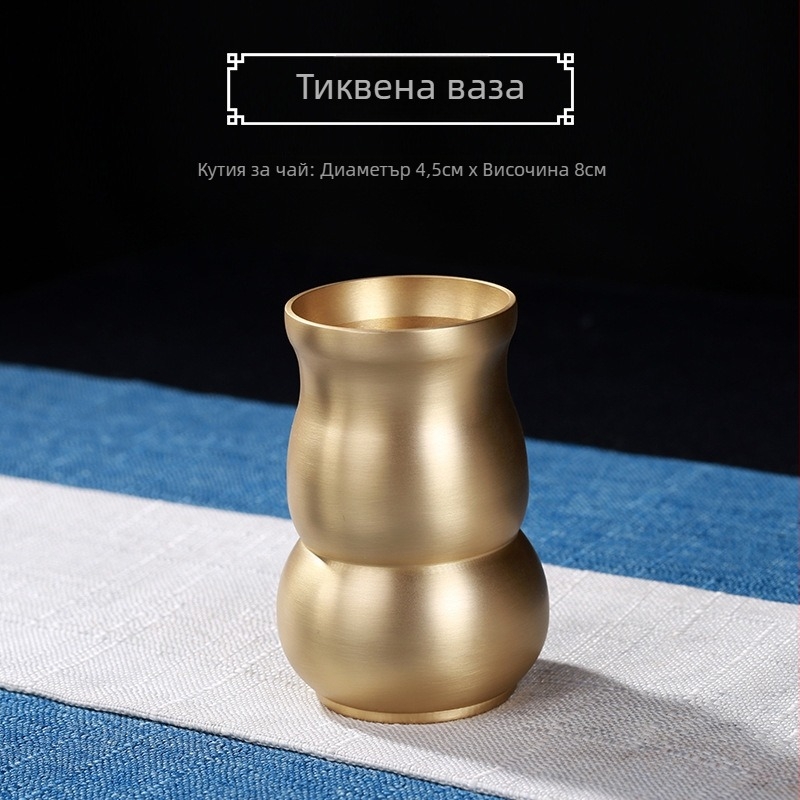Бронзов комплект за чайна церемония Шест джентълмени – прибори за чай и аксесоари