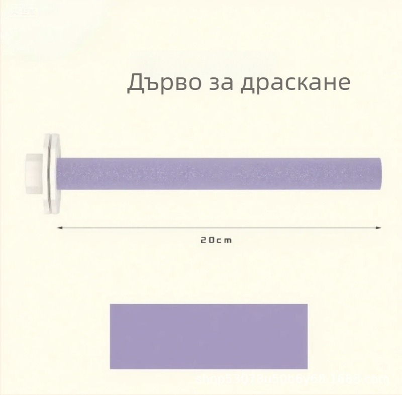 Папагалска драскаща опора за нокти и клюн, цветна дръжка за птици, малък размер