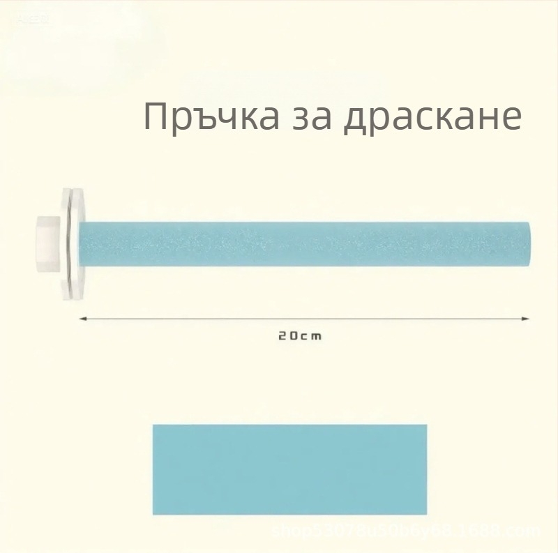 Папагалска драскаща опора за нокти и клюн, цветна дръжка за птици, малък размер