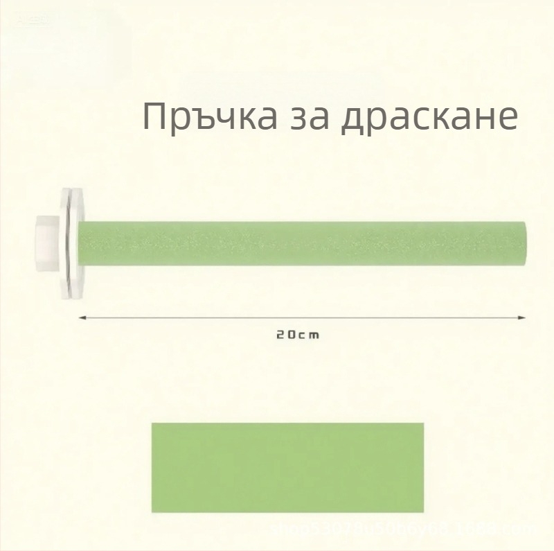 Папагалска драскаща опора за нокти и клюн, цветна дръжка за птици, малък размер