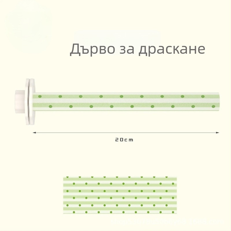 Папагалска драскаща опора за нокти и клюн, цветна дръжка за птици, малък размер