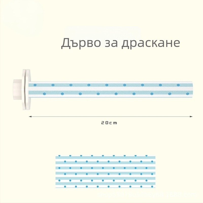 Папагалска драскаща опора за нокти и клюн, цветна дръжка за птици, малък размер