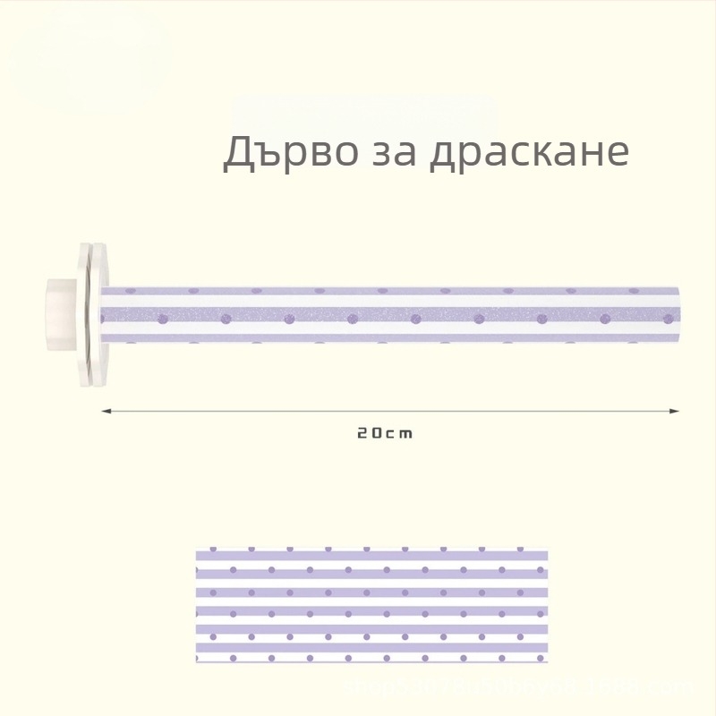 Папагалска драскаща опора за нокти и клюн, цветна дръжка за птици, малък размер