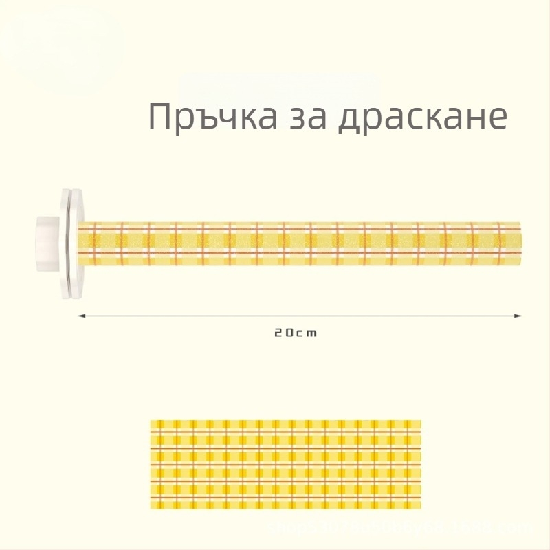 Папагалска драскаща опора за нокти и клюн, цветна дръжка за птици, малък размер