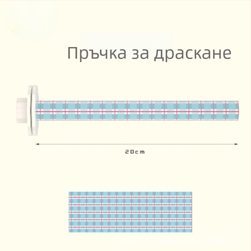 Папагалска драскаща опора за нокти и клюн, цветна дръжка за птици, малък размер