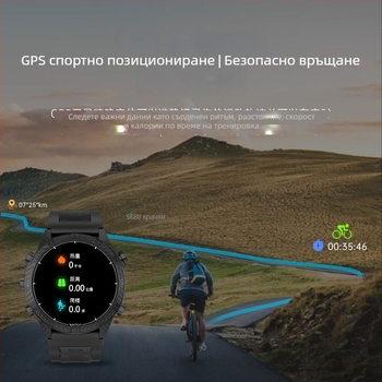 GS CARBON Bluetooth HD смарт часовник с напомняния за здравето и спорта, мултифункционален часовник за разговори