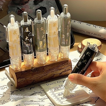 CHENQI STATIONERY 3898 Лента за корекция с натискане, голям капацитет, сменяеми сърцевини за ученици