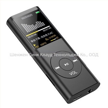 MP4 плеър с Bluetooth MP3, 1,44-инчов цветен дисплей, преносимо устройство с външен говорител и слот за TF карта